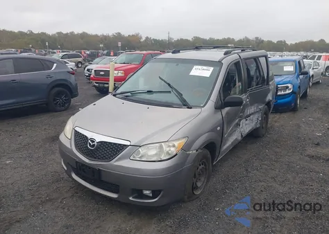 2005 Mazda Mpv Lx-Sv z USA, uszkodzony, nr VIN JM3LW28A050548888